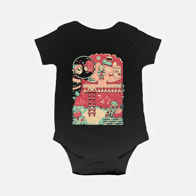 Ocarina’s Echo-Baby-Basic-Onesie-Heyra Vieira