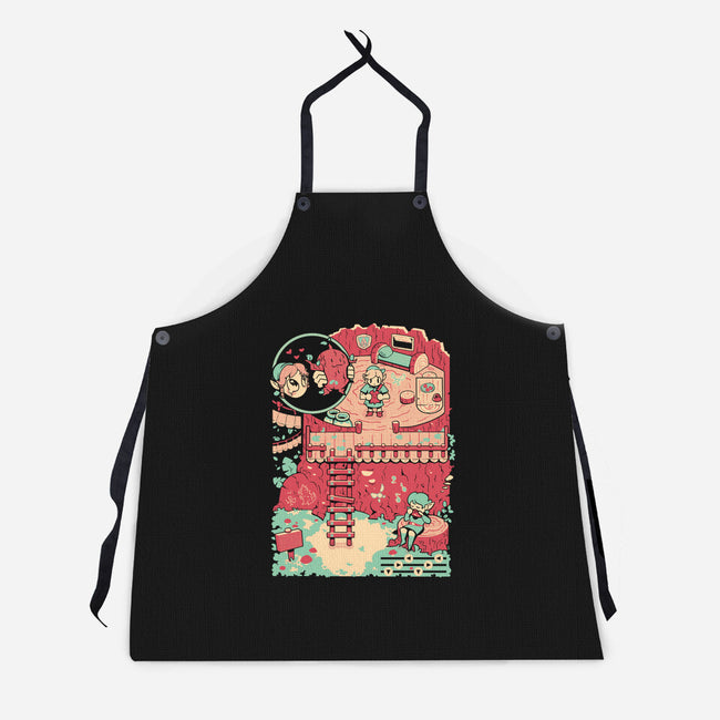 Ocarina’s Echo-Unisex-Kitchen-Apron-Heyra Vieira