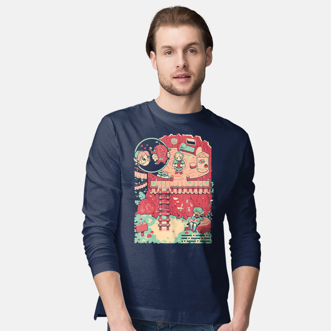 Ocarina’s Echo-Mens-Long Sleeved-Tee-Heyra Vieira