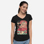 Ocarina’s Echo-Womens-V-Neck-Tee-Heyra Vieira