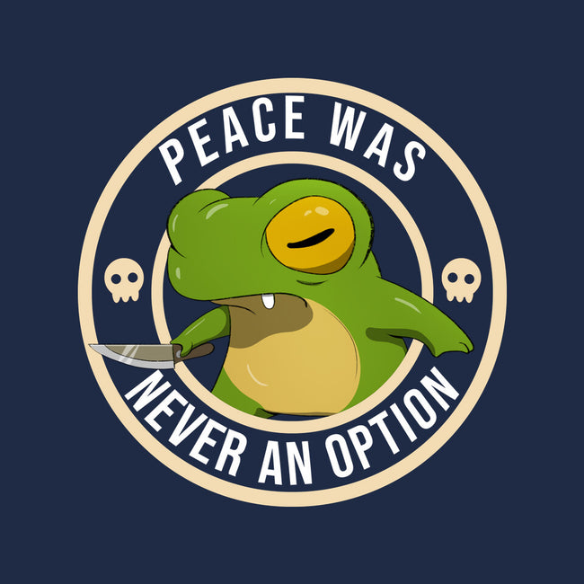 Never An Option Frog-None-Polyester-Shower Curtain-MaxoArt