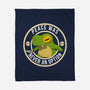 Never An Option Frog-None-Fleece-Blanket-MaxoArt