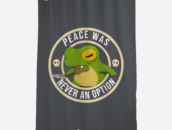 Never An Option Frog