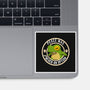 Never An Option Frog-None-Glossy-Sticker-MaxoArt