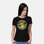 Never An Option Frog-Womens-Basic-Tee-MaxoArt