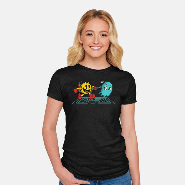 Pac-Busters-Womens-Fitted-Tee-Herk Up Tees