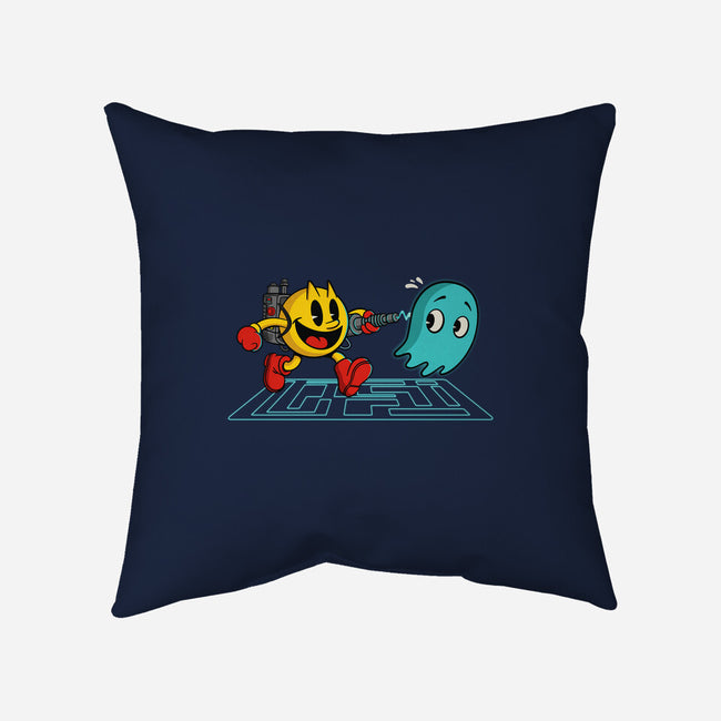 Pac-Busters-None-Removable Cover w Insert-Throw Pillow-Herk Up Tees