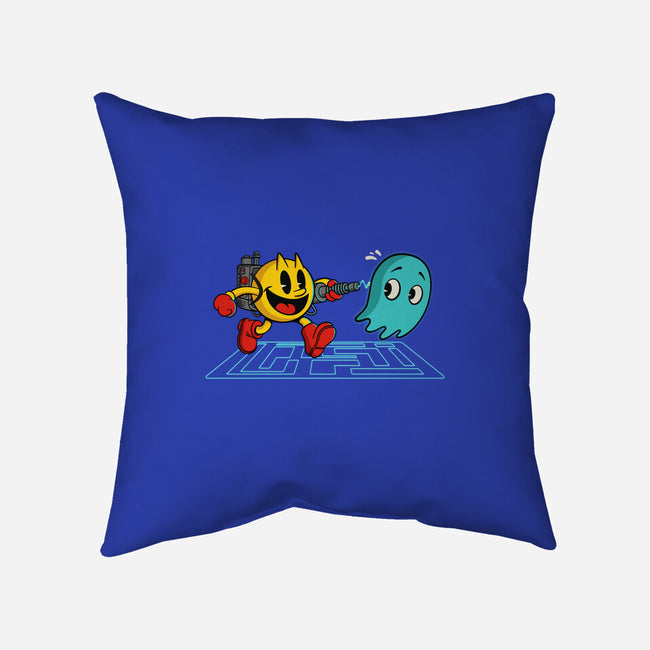 Pac-Busters-None-Removable Cover w Insert-Throw Pillow-Herk Up Tees