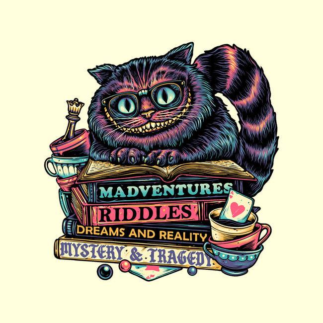 Bookish Cat-None-Glossy-Sticker-glitchygorilla