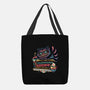 Bookish Cat-None-Basic Tote-Bag-glitchygorilla