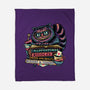 Bookish Cat-None-Fleece-Blanket-glitchygorilla