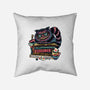 Bookish Cat-None-Removable Cover w Insert-Throw Pillow-glitchygorilla