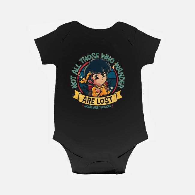 Not All Who Wander-Baby-Basic-Onesie-teesgeex