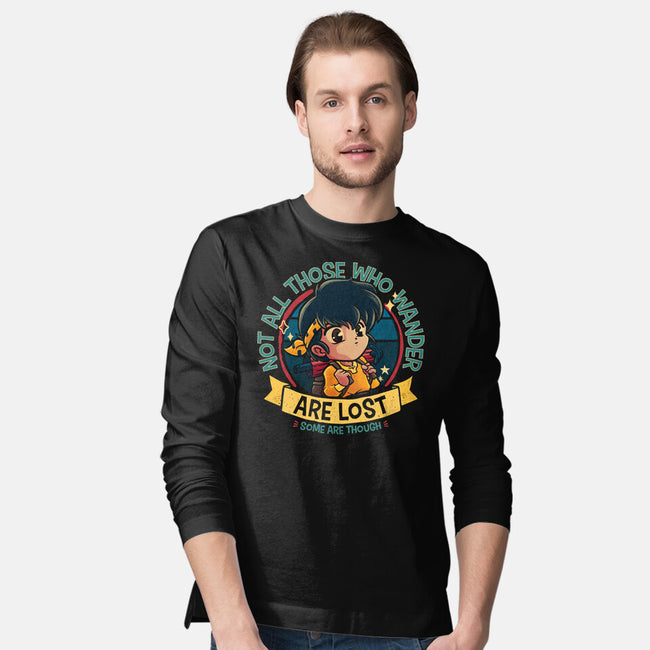 Not All Who Wander-Mens-Long Sleeved-Tee-teesgeex