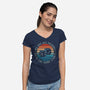 Game Night-Womens-V-Neck-Tee-erion_designs