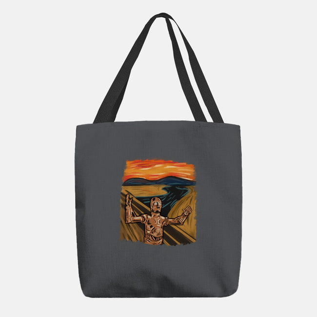 Screambot-None-Basic Tote-Bag-nickzzarto