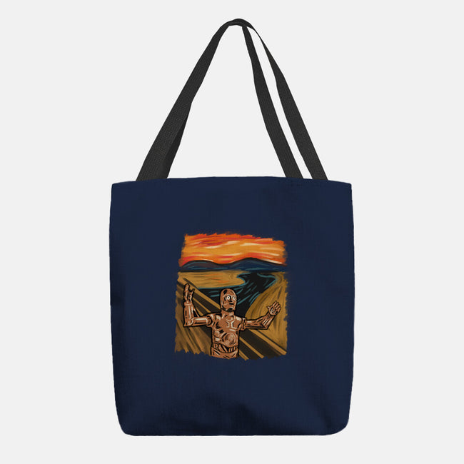 Screambot-None-Basic Tote-Bag-nickzzarto