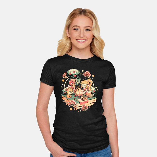 Hunter Camp-Womens-Fitted-Tee-eduely