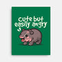 Cute Baby Hippo-None-Stretched-Canvas-NemiMakeit