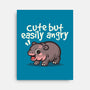 Cute Baby Hippo-None-Stretched-Canvas-NemiMakeit