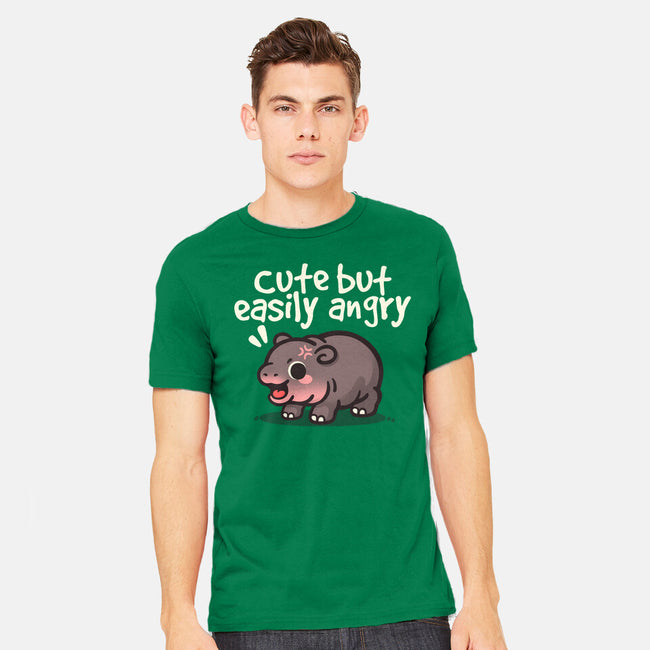 Cute Baby Hippo-Mens-Heavyweight-Tee-NemiMakeit