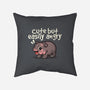 Cute Baby Hippo-None-Removable Cover w Insert-Throw Pillow-NemiMakeit