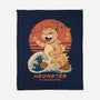 Kaiju Meowster-None-Fleece-Blanket-vp021