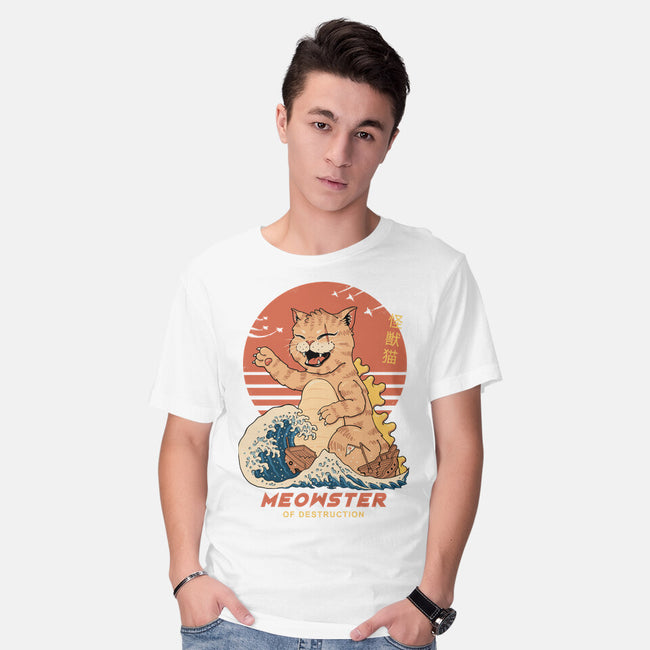 Kaiju Meowster-Mens-Basic-Tee-vp021