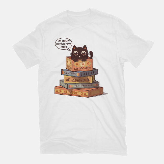 Kitty Games-Womens-Basic-Tee-erion_designs