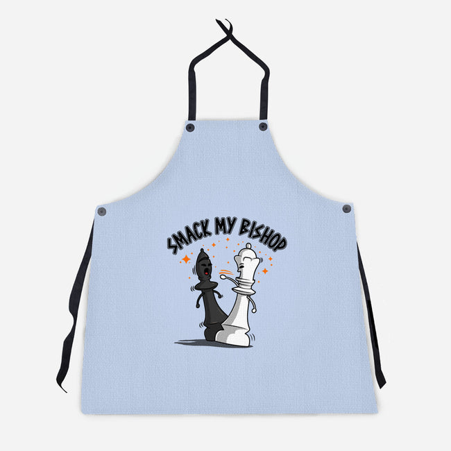 Smack My Bishop-Unisex-Kitchen-Apron-erion_designs