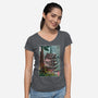 Jack In Japan-Womens-V-Neck-Tee-DrMonekers