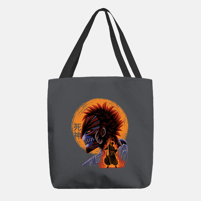 Half Hallow Mask-None-Basic Tote-Bag-rmatix