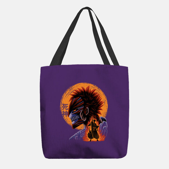 Half Hallow Mask-None-Basic Tote-Bag-rmatix