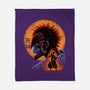 Half Hallow Mask-None-Fleece-Blanket-rmatix