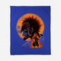 Half Hallow Mask-None-Fleece-Blanket-rmatix