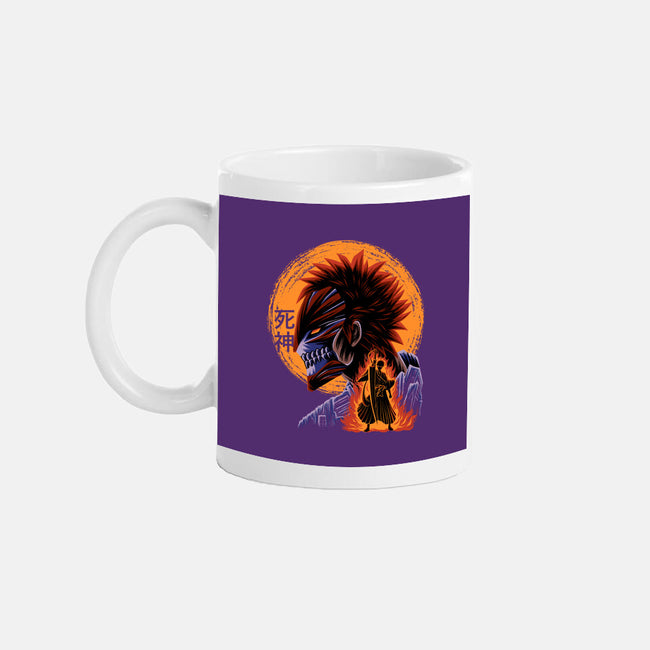 Half Hallow Mask-None-Mug-Drinkware-rmatix