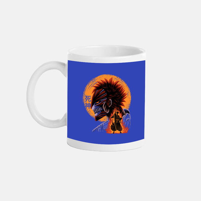 Half Hallow Mask-None-Mug-Drinkware-rmatix