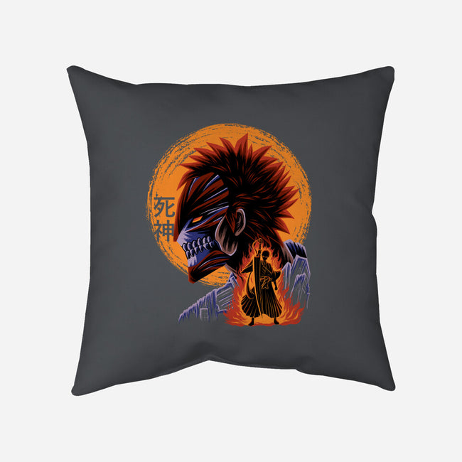 Half Hallow Mask-None-Removable Cover w Insert-Throw Pillow-rmatix