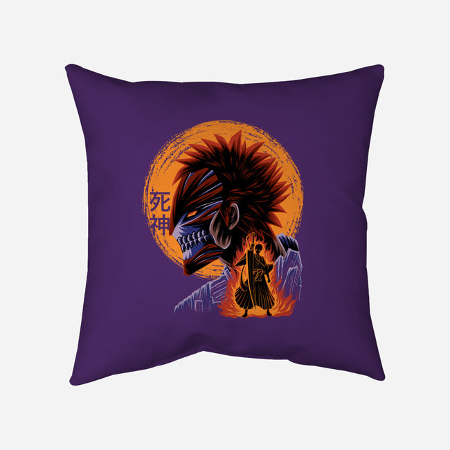 Half Hallow Mask-None-Removable Cover w Insert-Throw Pillow-rmatix