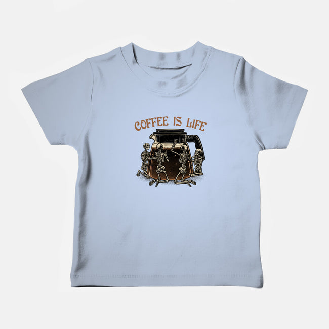 Coffee Is Life-Baby-Basic-Tee-glitchygorilla