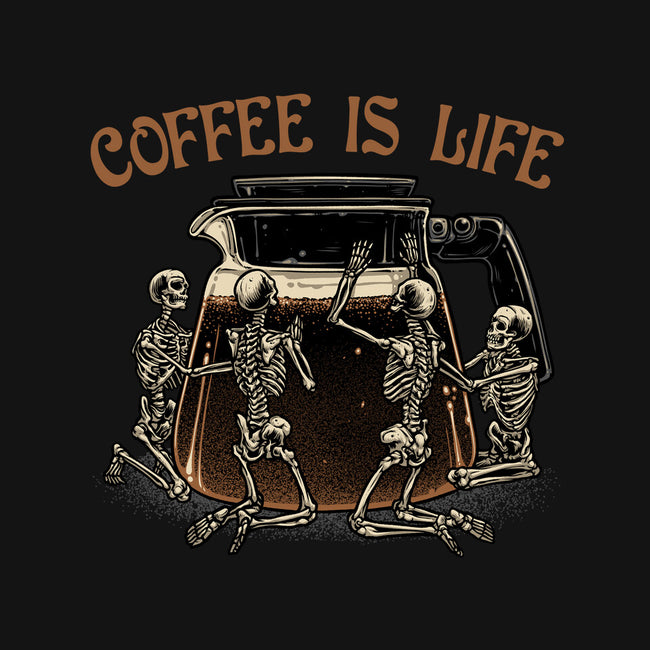 Coffee Is Life-Mens-Heavyweight-Tee-glitchygorilla