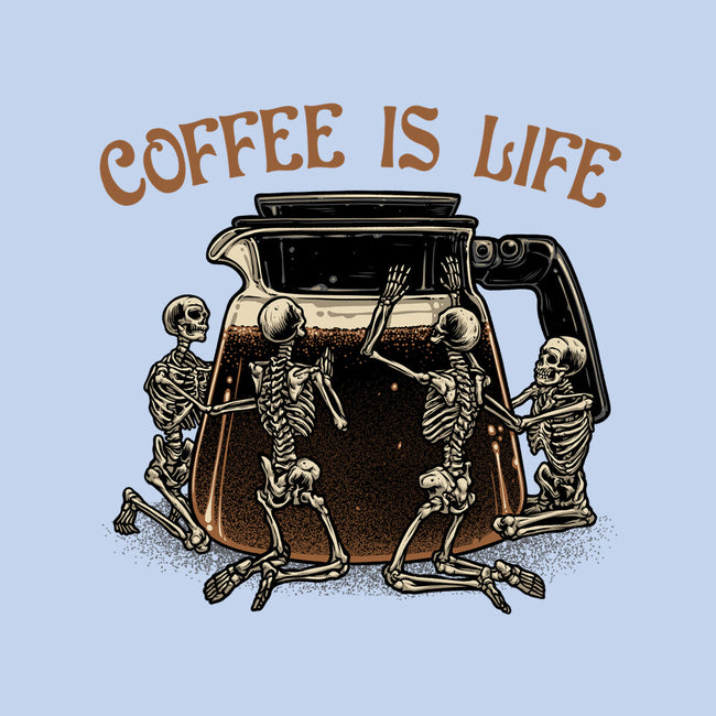 Coffee Is Life-None-Polyester-Shower Curtain-glitchygorilla