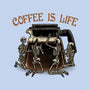 Coffee Is Life-None-Removable Cover w Insert-Throw Pillow-glitchygorilla