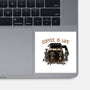 Coffee Is Life-None-Glossy-Sticker-glitchygorilla