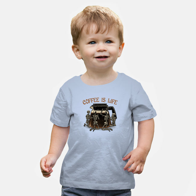 Coffee Is Life-Baby-Basic-Tee-glitchygorilla