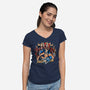 Weapon Pilgrim-Womens-V-Neck-Tee-PrimePremne