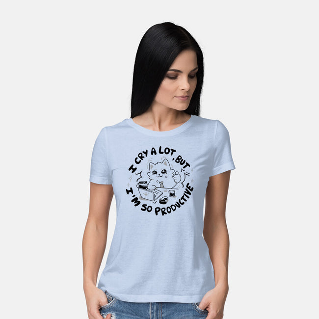 I'm So Productive-Womens-Basic-Tee-yumie