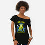 Because Aliens-Womens-Off Shoulder-Tee-Tronyx79