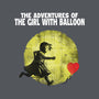 The Adventures Of Girl With Balloon-Mens-Heavyweight-Tee-zascanauta