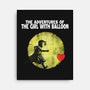 The Adventures Of Girl With Balloon-None-Stretched-Canvas-zascanauta